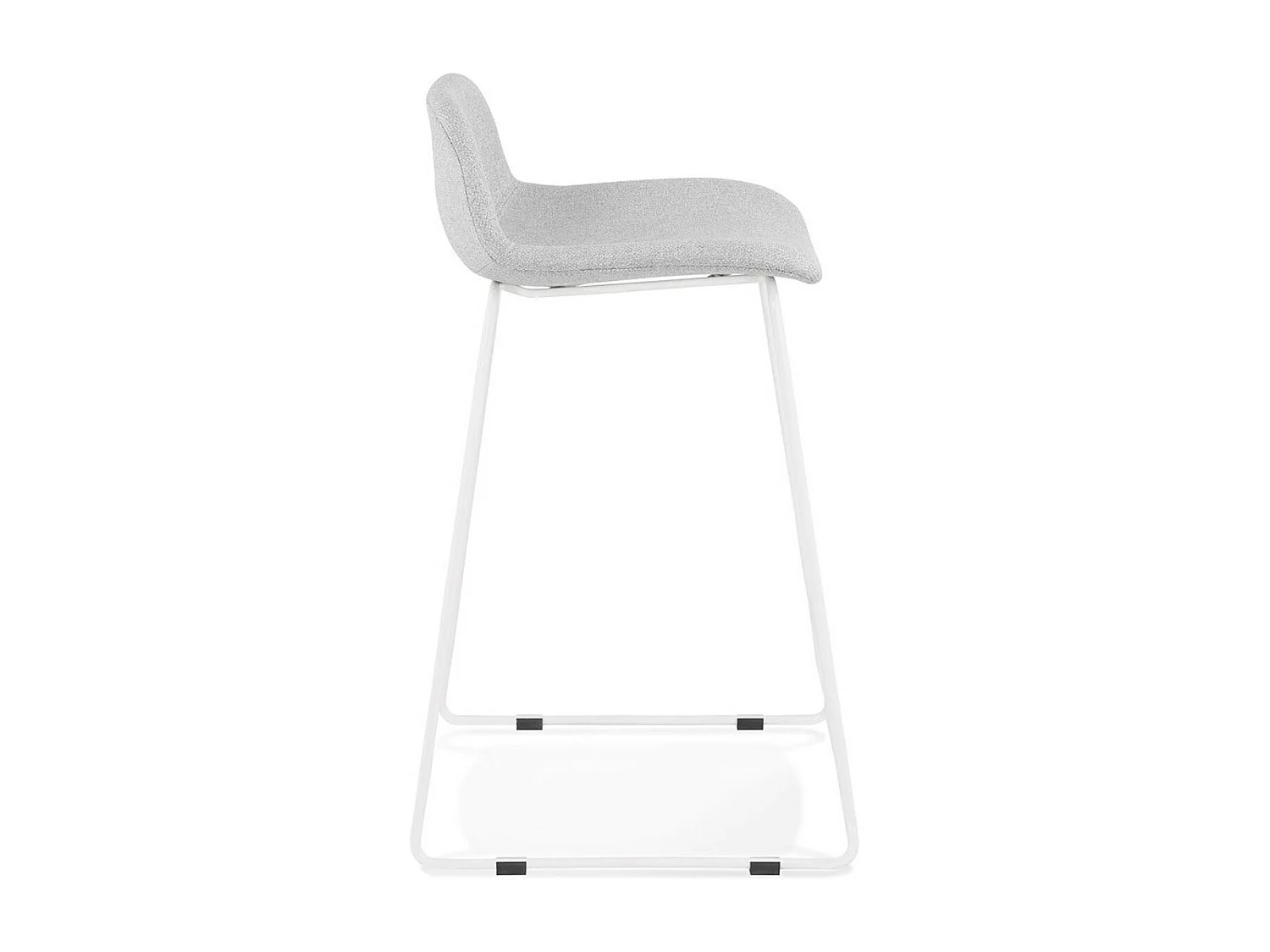 Tabouret de Bar Design "Sochi" 85cm Gris & Blanc