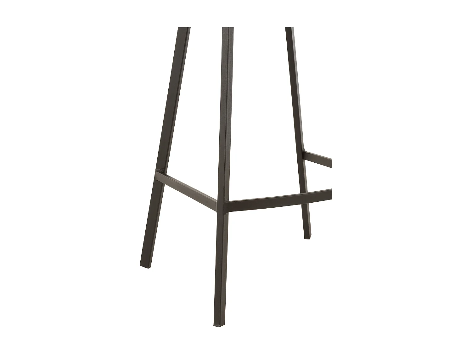 Jain silla de bar de metal gris claro L 43 cm