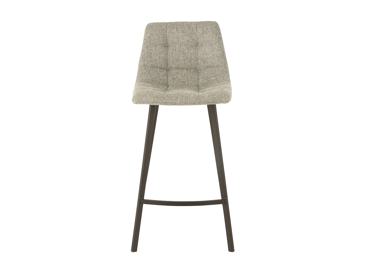 Chaise de Bar Design "Stéphane" 97cm Gris