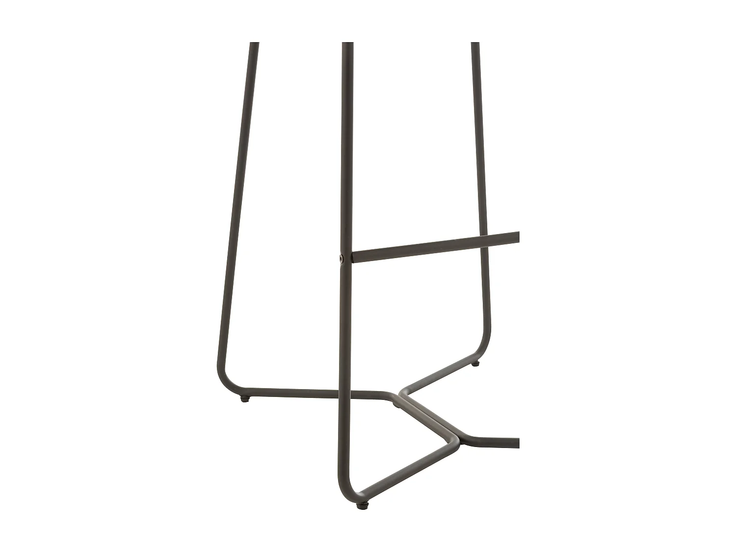 Lauriergroene barstoel van metaal en zachte stof 76,6 cm