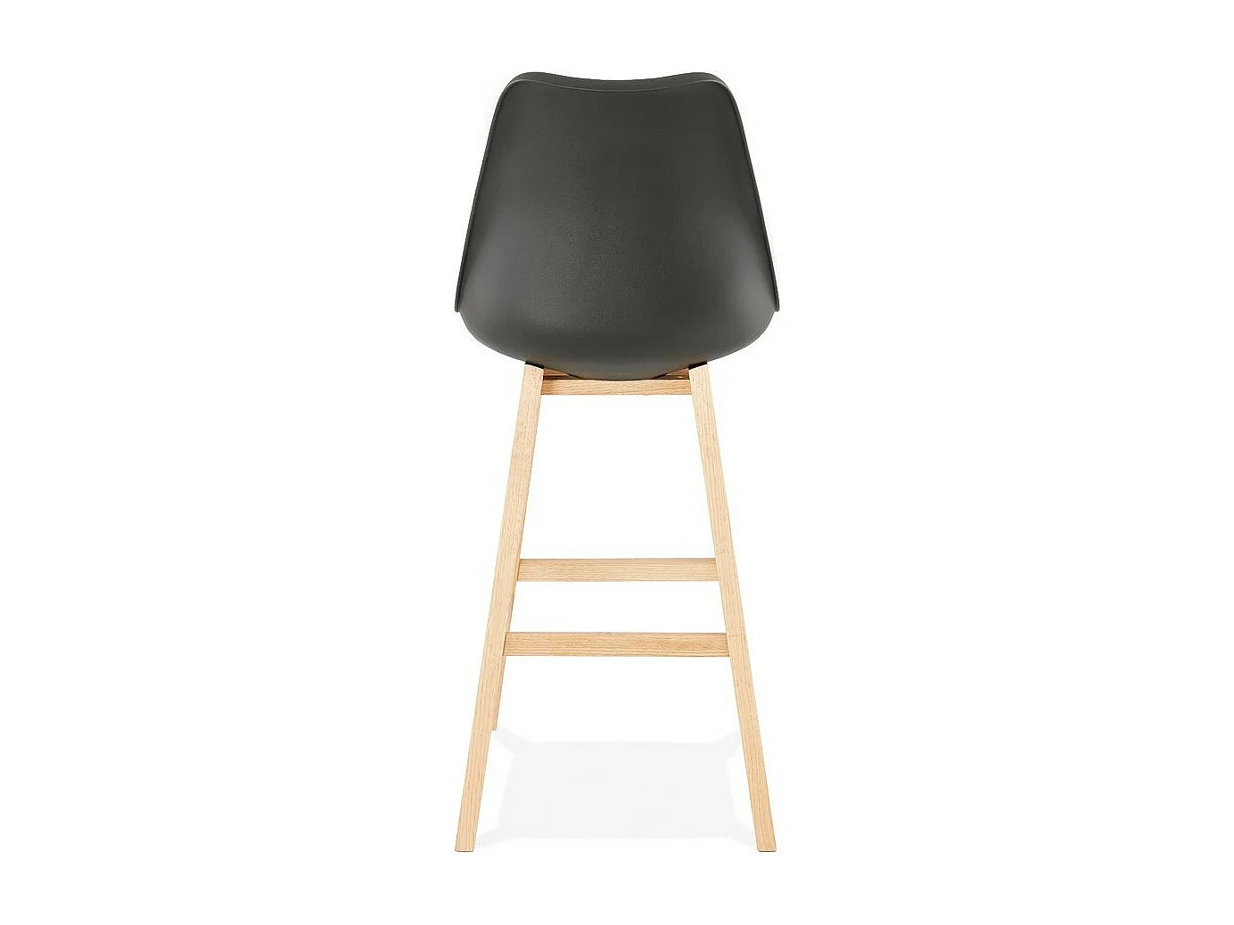 Tabouret de Bar Scandinave "Elise" 112cm Noir