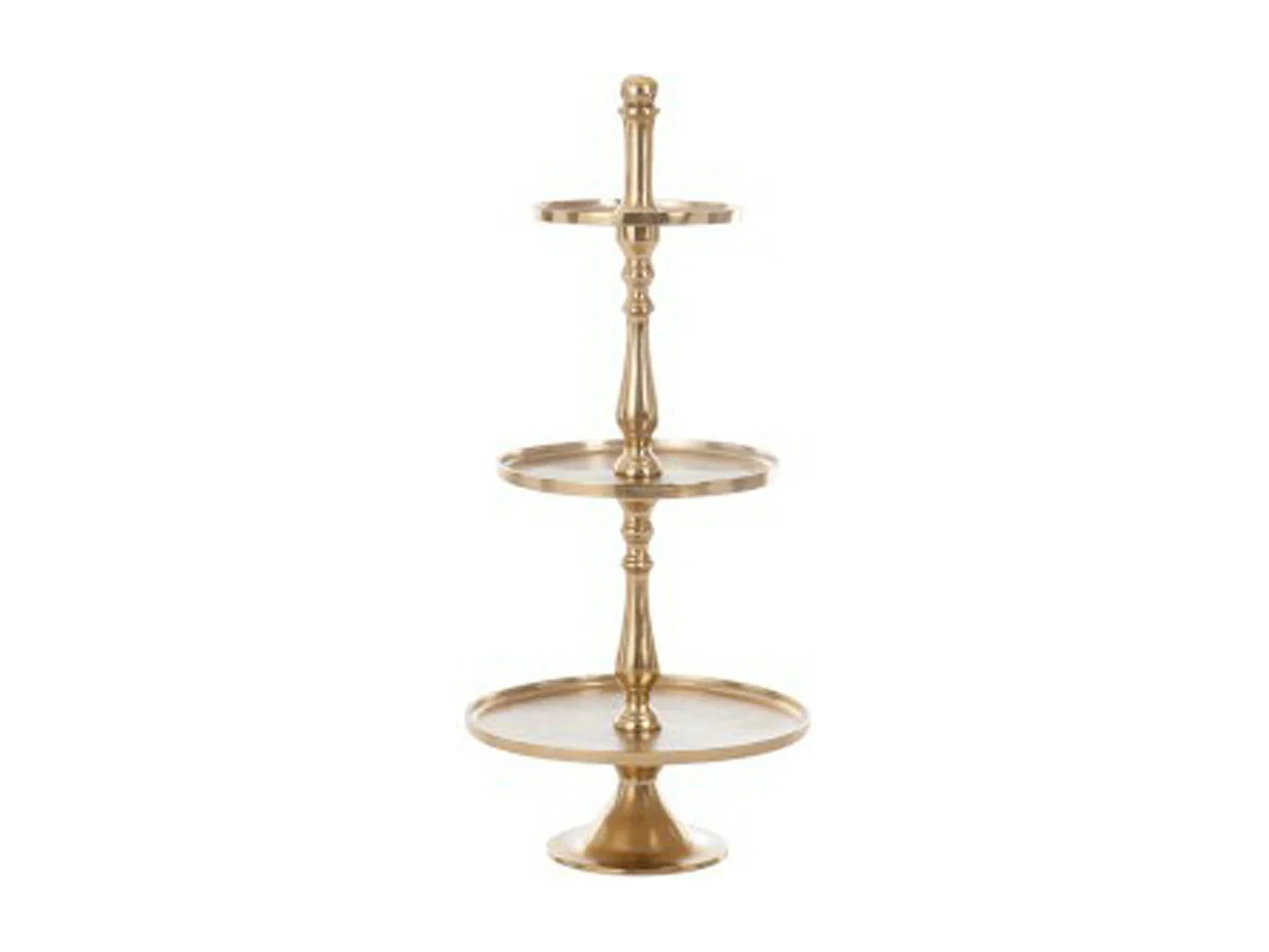 Plateau 3 Niveaux en Aluminium "Colma" 94cm Or