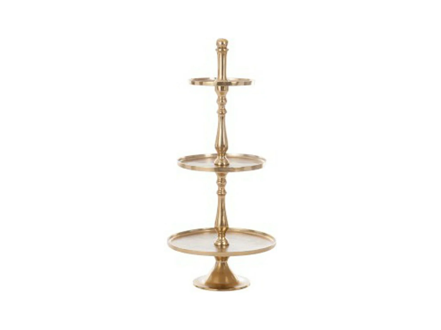 Plateau 3 Niveaux en Aluminium "Colma" 94cm Or