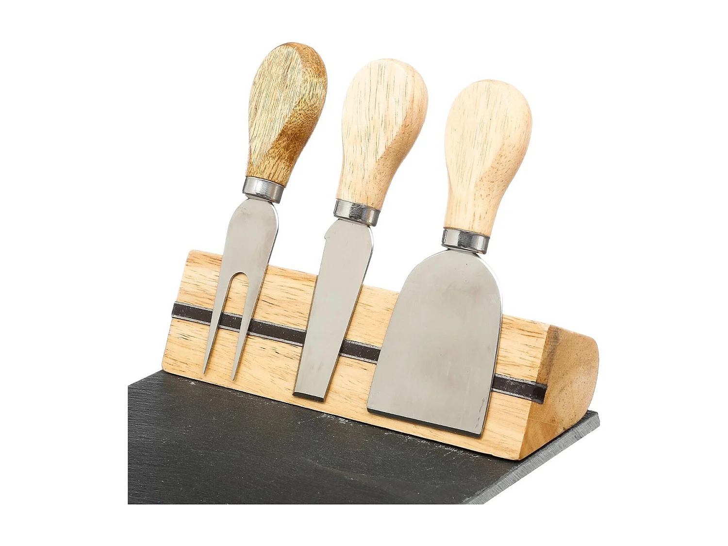 Service à Fromage "Ardoise" 30cm Gris