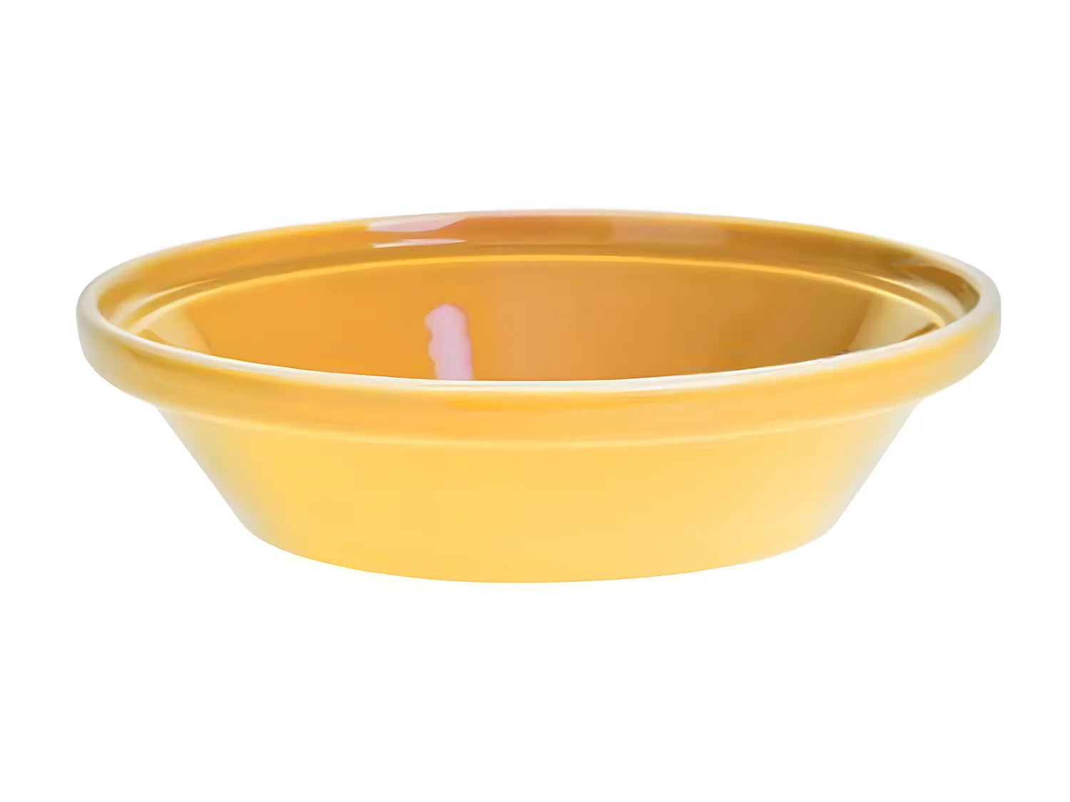 Plat à Tajine en Faïence "Sofia" 27cm Moutarde