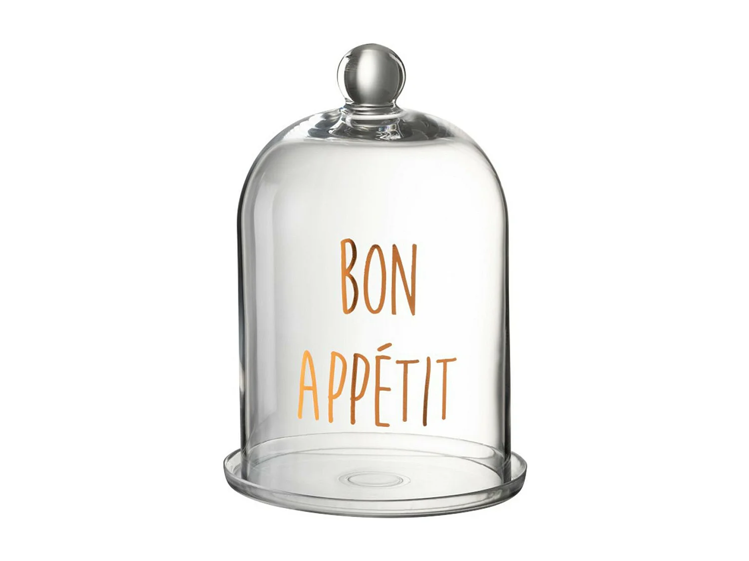 Cloche Design "Bon Appétit" 31cm Transparent