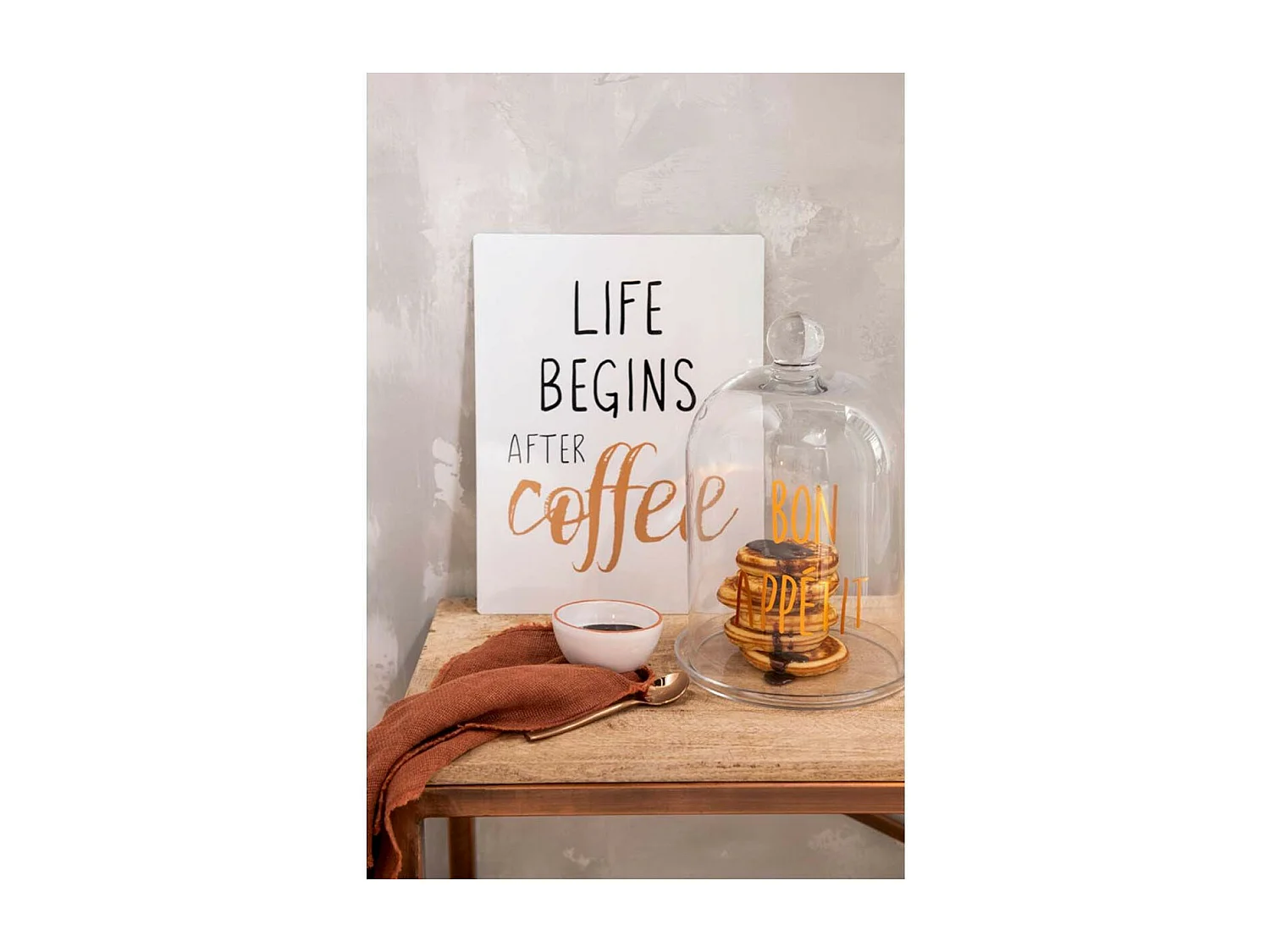 Cloche Design "Bon Appétit" 31cm Transparent