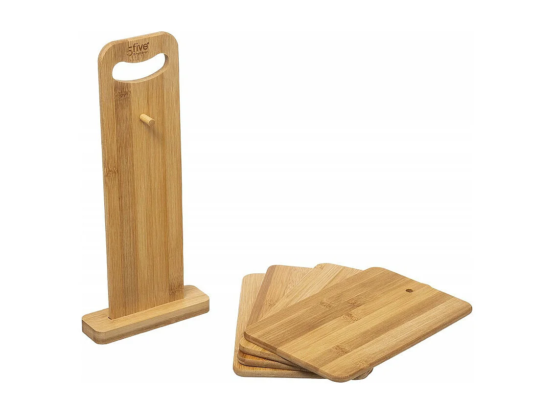 Planche à Tapas & Support "Bambou" 36cm Naturel