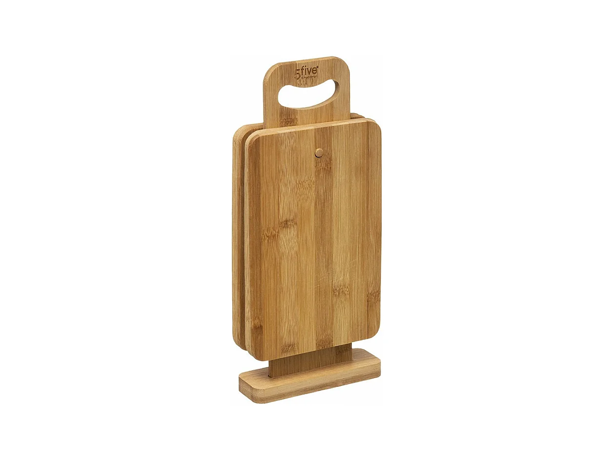 Planche à Tapas & Support "Bambou" 36cm Naturel