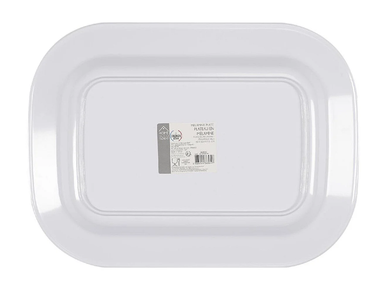 Plat De Service Rio 43x32cm Jaune, Vert, Bleu, Orange