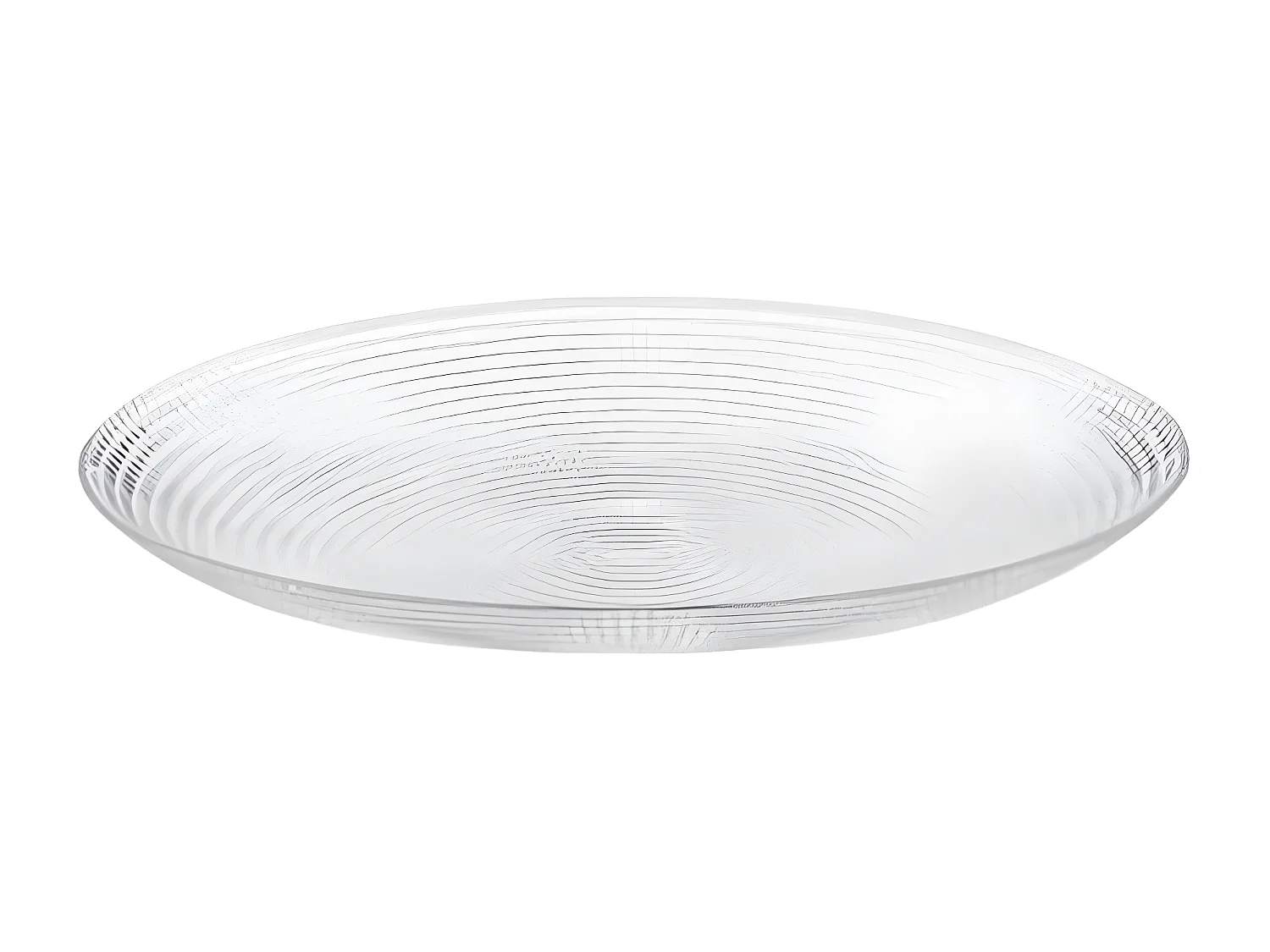 Plat de Présentation "Génération" 33cm Transparent