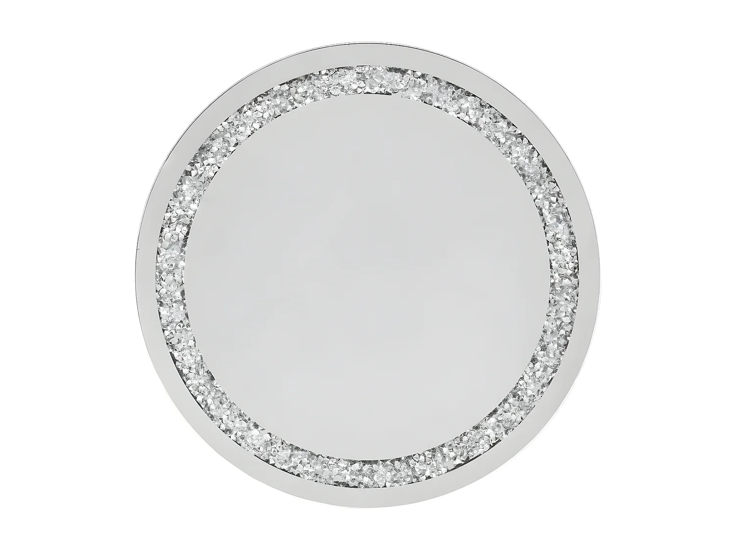 Centre de Table Miroir "Polaire" 40cm Argent