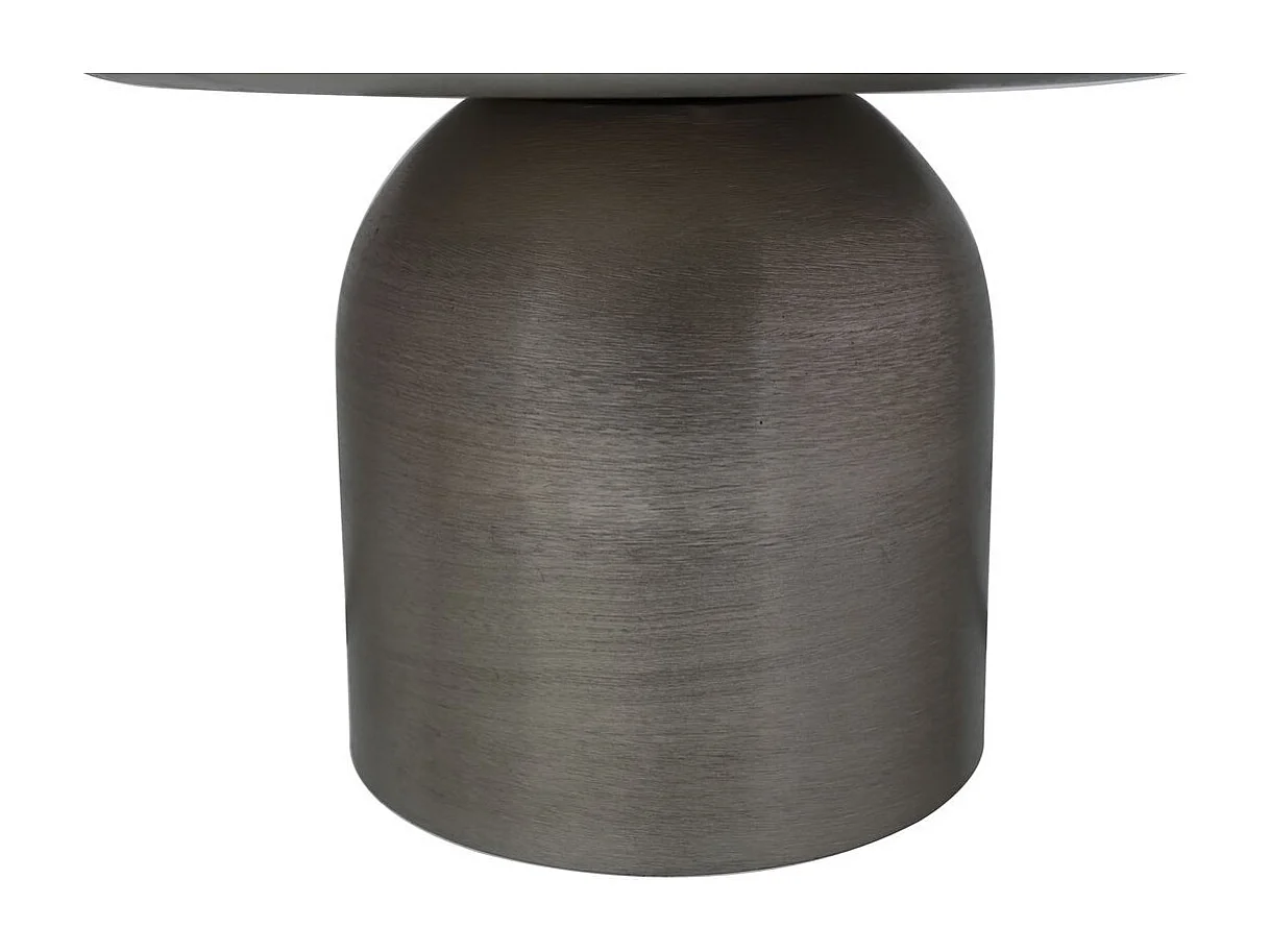 Plat de Présentation Design "Leca" 24cm Argent & Prune