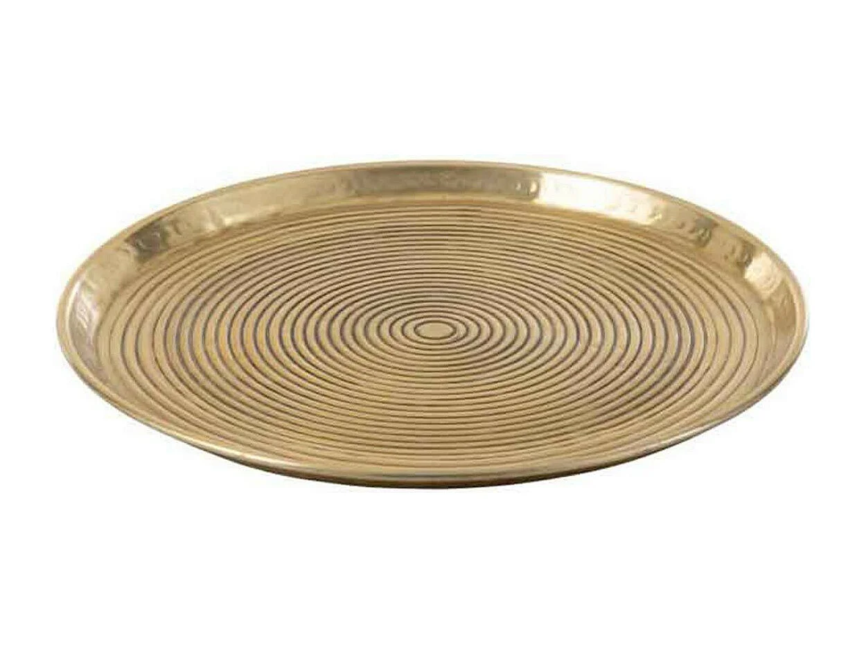 Plateau de Présentation "Anneaux" 45cm Or