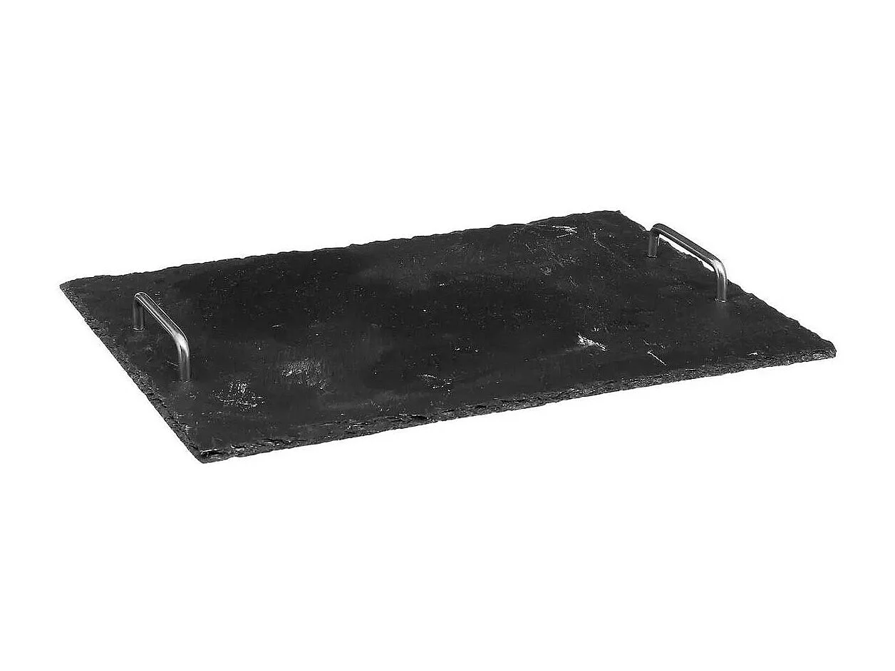 Plateau de Présentation "Ardoise" 40cm Gris