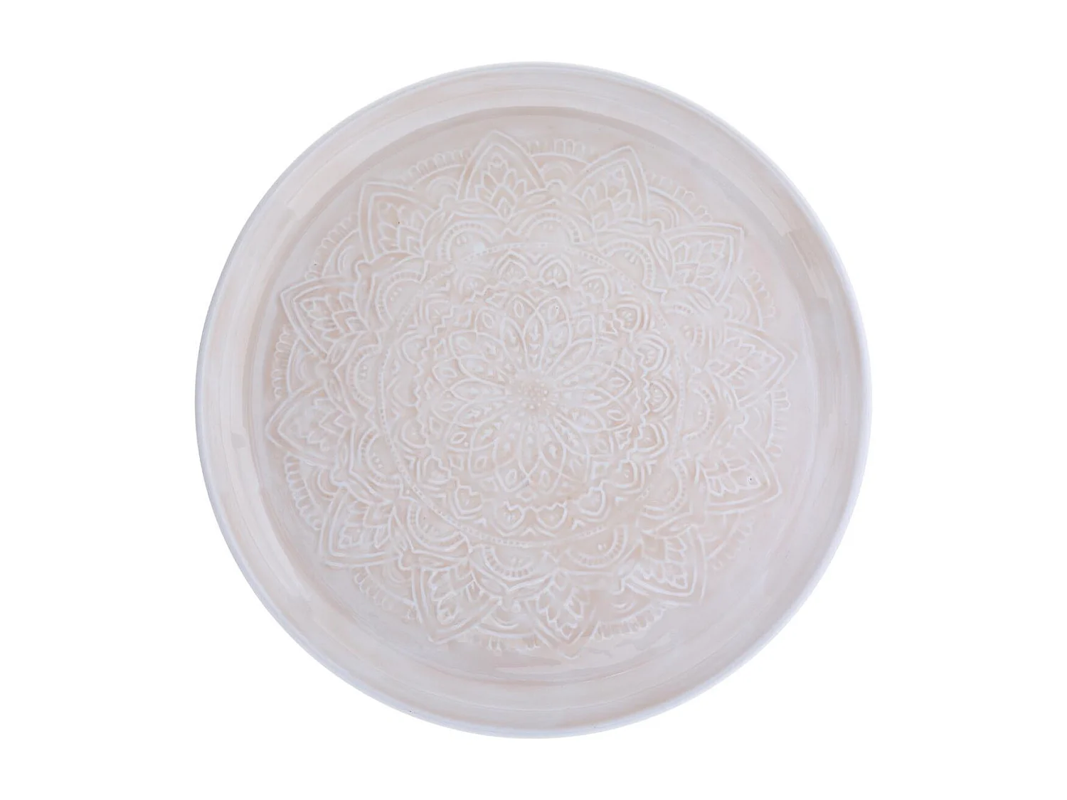 Plateau de Présentation Rond "Récif" 41cm Gris