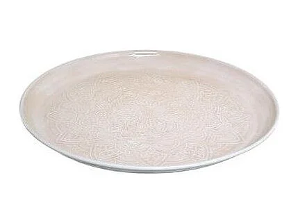 Plateau de Présentation Rond "Récif" 41cm Gris