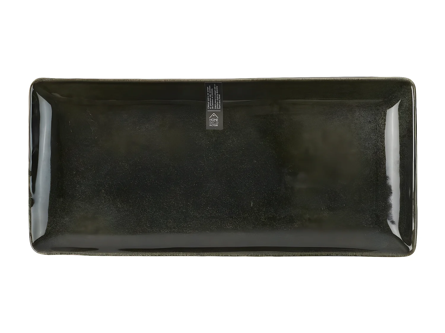 Plat à Cake en Céramique "Gancia" 33cm Noir