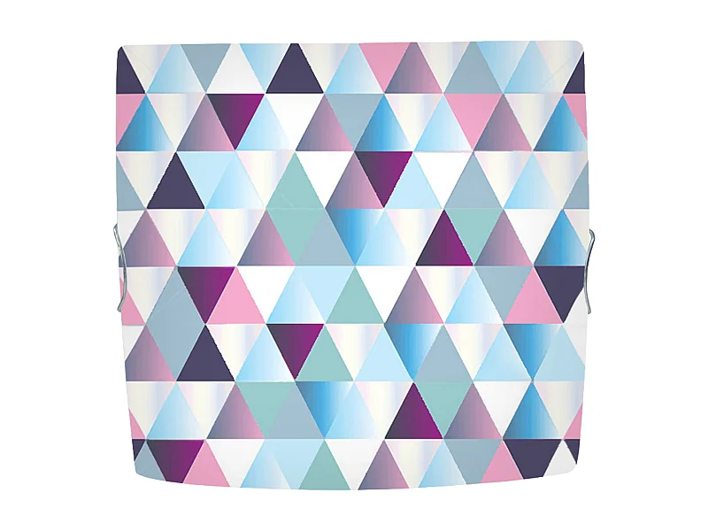 Plafonier TOSEL DIAMONDS vidro quadrado colori D40 x  H10  cm