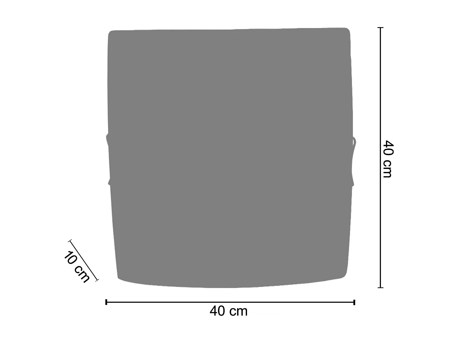 Plafón TOSEL ,vidrio,Aluminio,A10xD40xP40cm