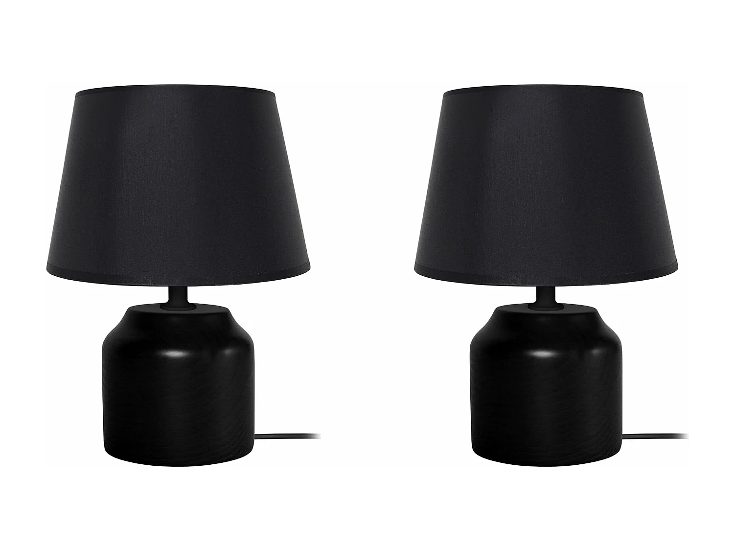 Abajur TOSEL PILZ LT2 vidro cogumelo taupe D19 x  H15  cm