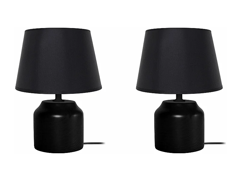 Abajur TOSEL PILZ LT2 vidro cogumelo taupe D19 x  H15  cm