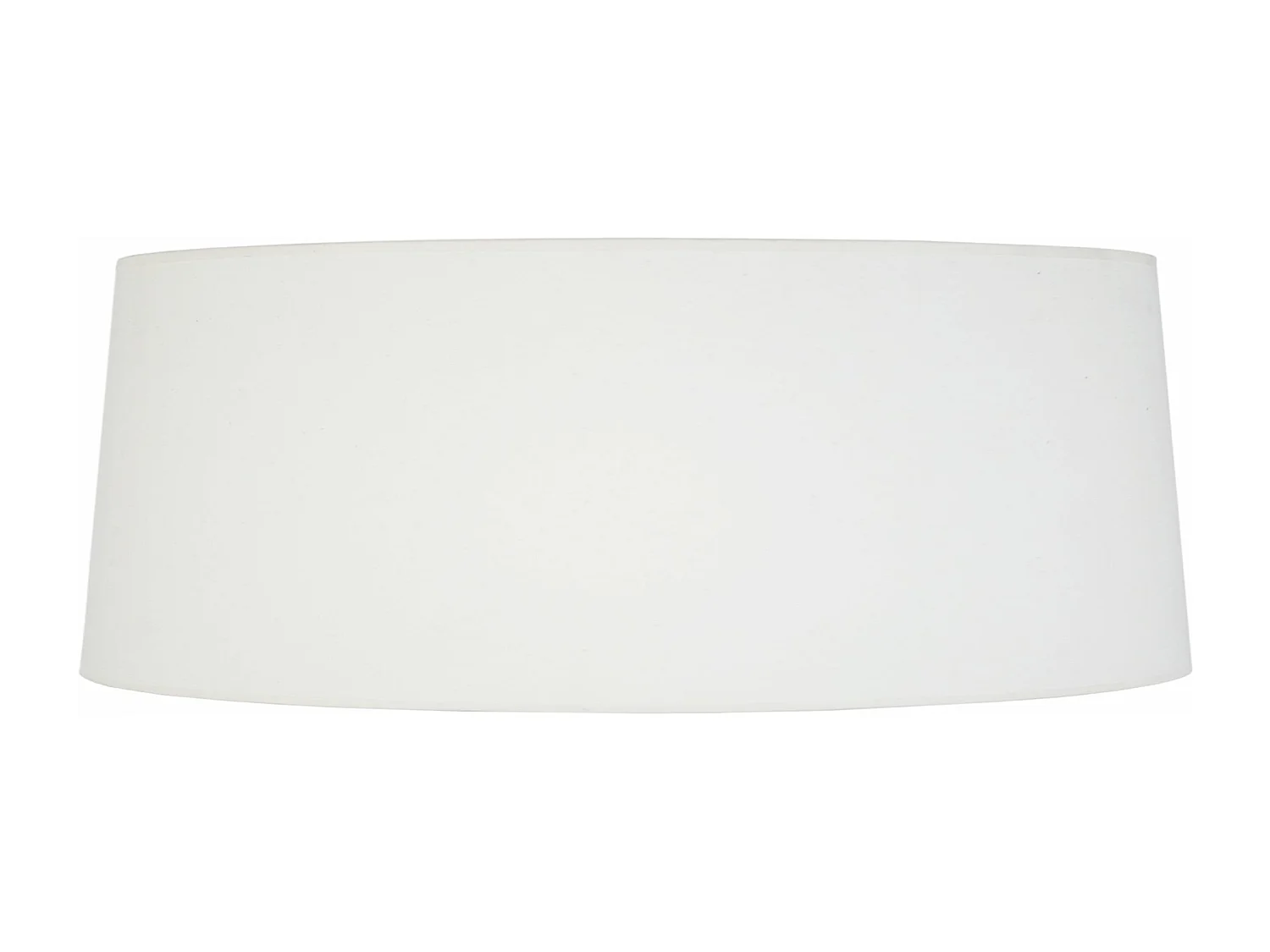 Abajur TOSEL TROMPETA tecido queimado branco D30 x  H53  cm