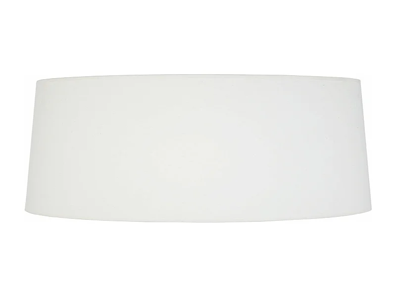 Abajur TOSEL TROMPETA tecido queimado branco D30 x  H53  cm