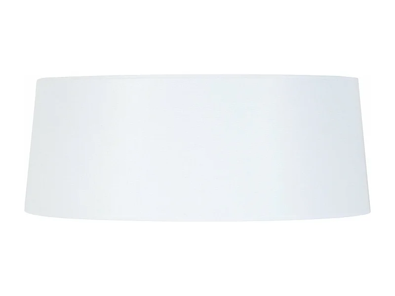 abat-jour, tissu  blanc 25 cm.