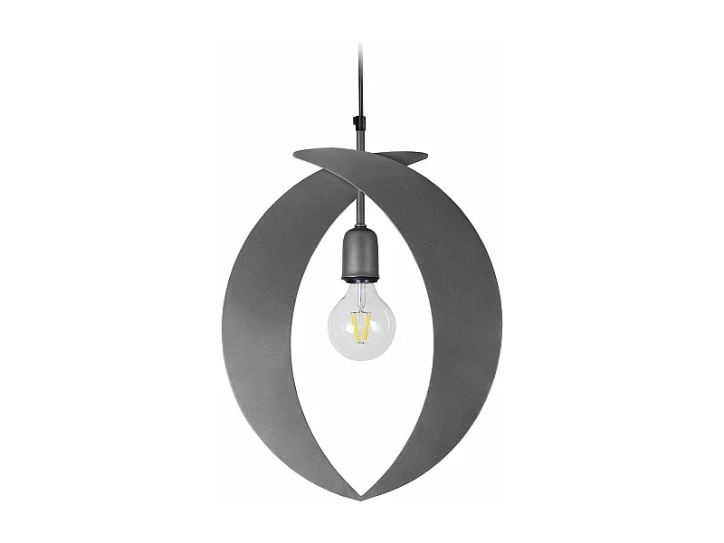 Suspensão TOSEL  OPERA cordão de algodão quadrado branco D16 x  H90  cm