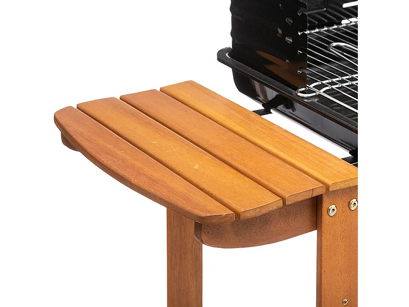 Barbecue à Charbon "Clorinda" 117cm Noir