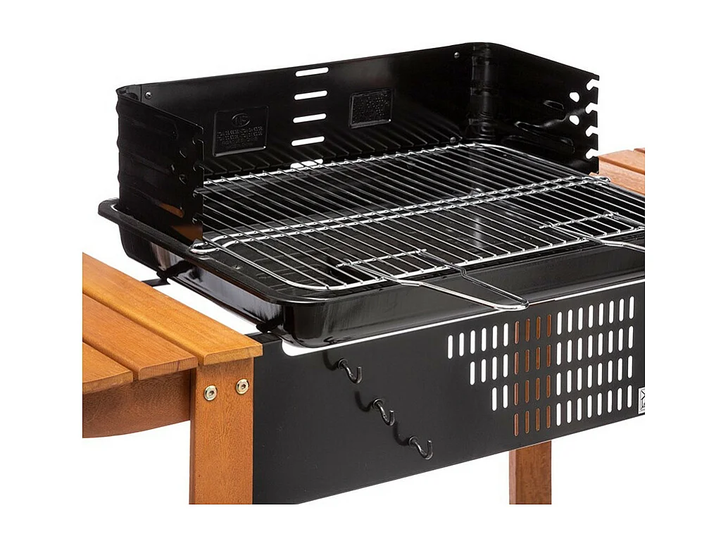 Barbecue à Charbon "Clorinda" 117cm Noir