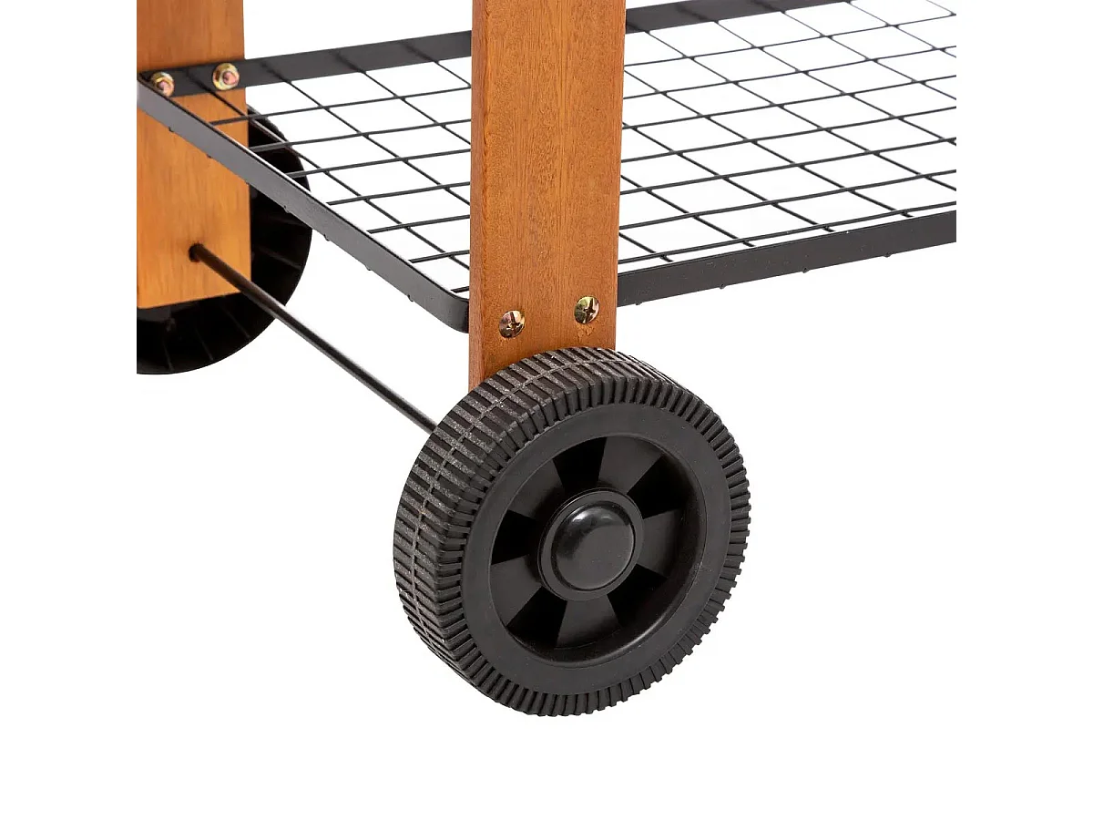 Barbecue à Charbon "Clorinda" 117cm Noir