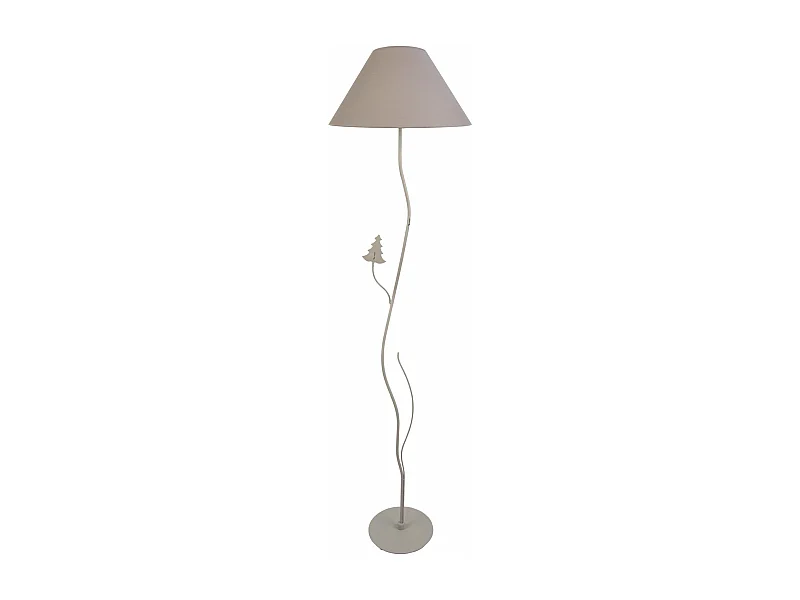 Lampadaire arbre métal  taupe 150 cm.