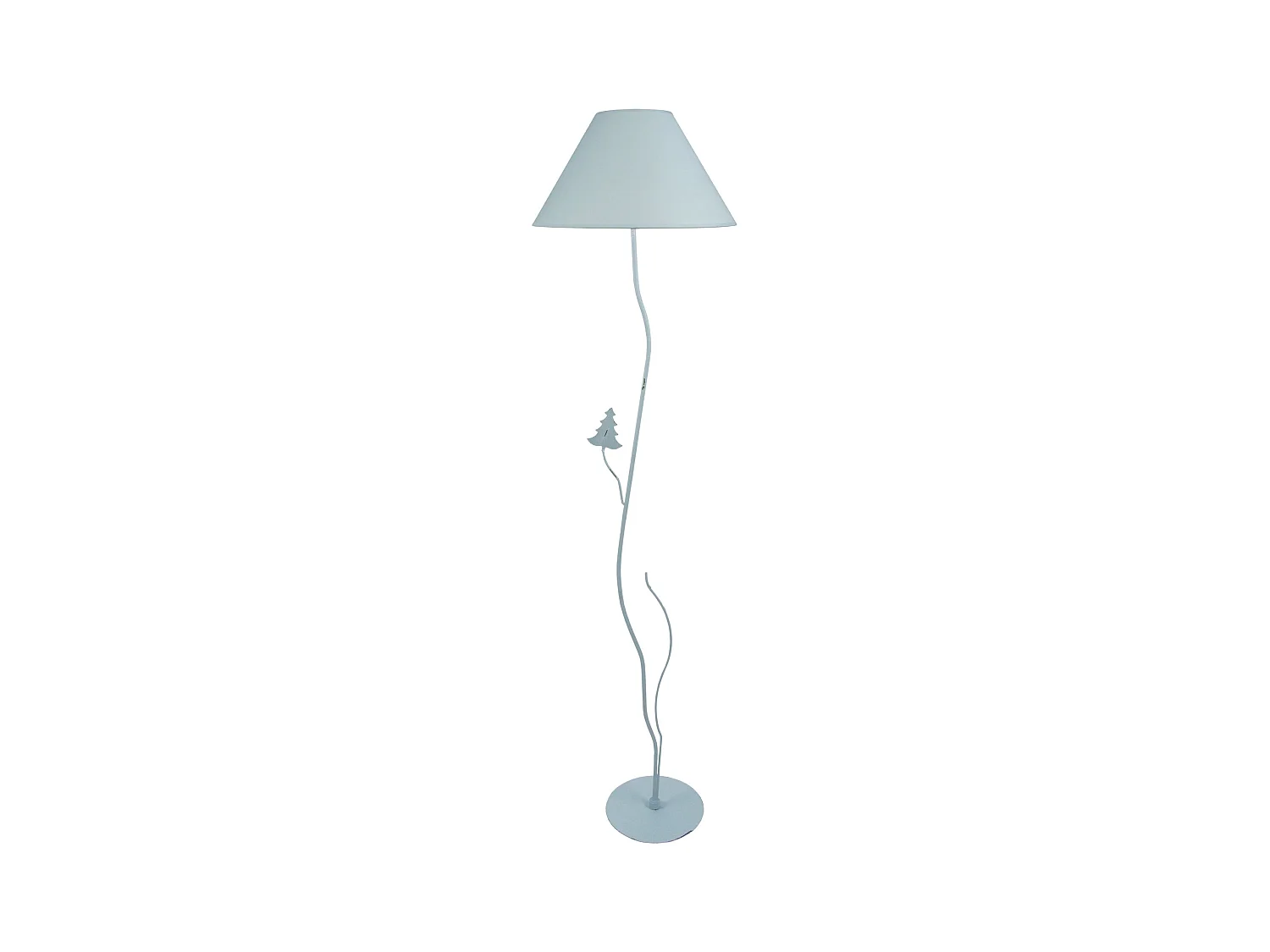 Lampadaire arbre métal  gris 150 cm.