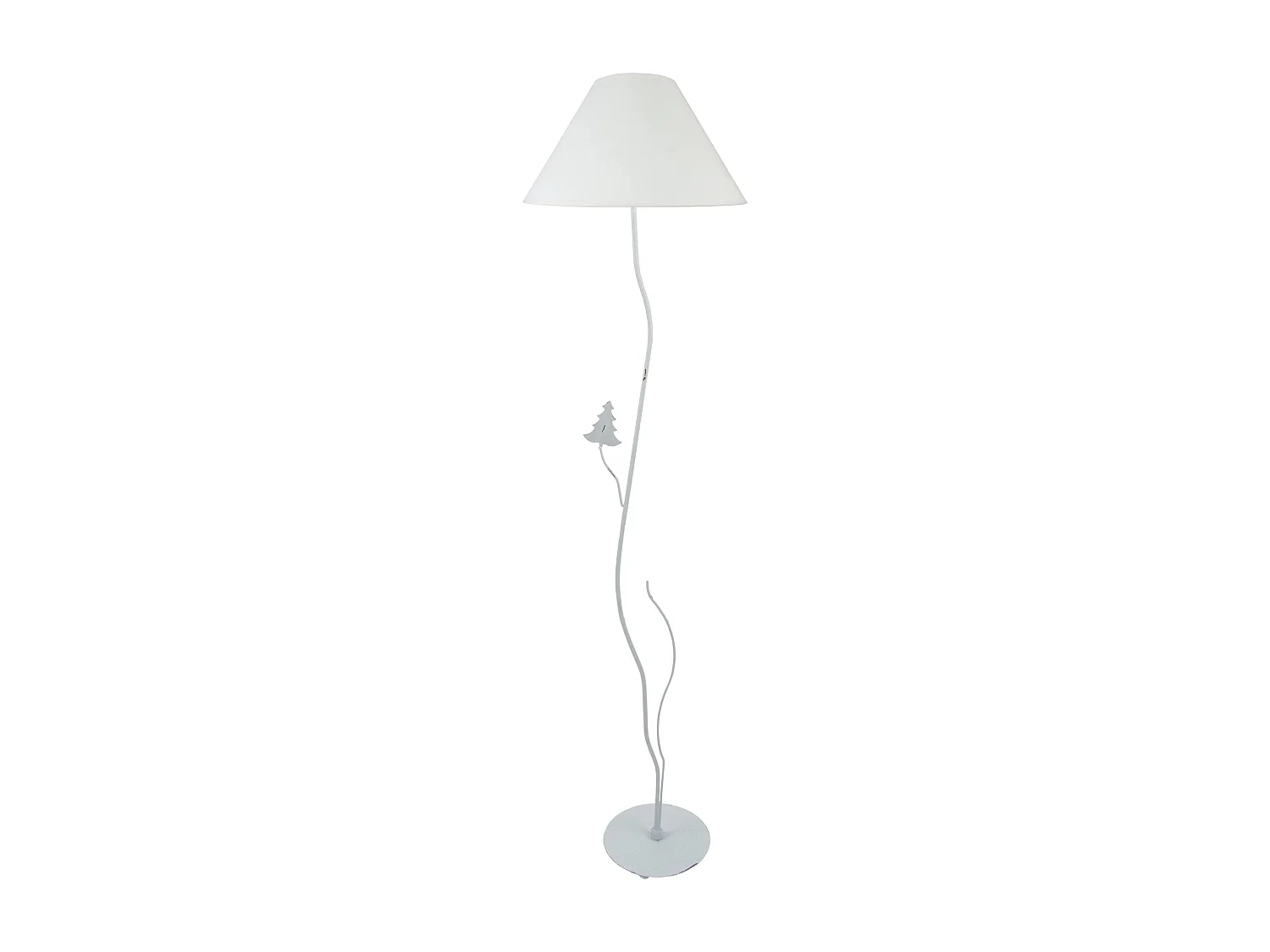 Candeeiro de Pé TOSEL STOCKHOLM metal certo amarelo D35 x  H170  cm