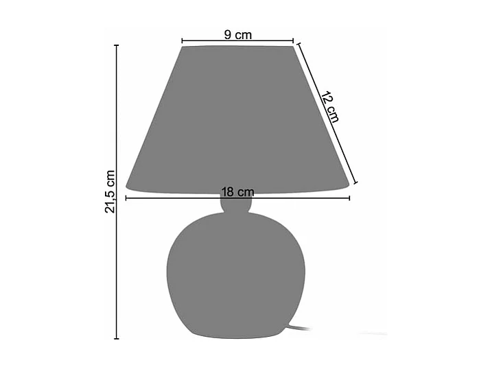 Pair de Lampes de chevet globe bois vert 30 cm.