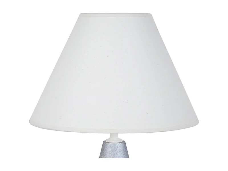 Abajur TOSEL LOT tecido coluna taupe D30 x  H50  cm