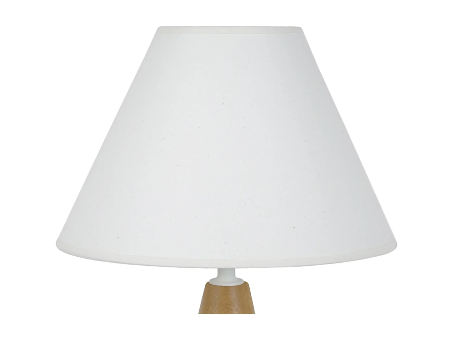 Abajur TOSEL LOT tecido coluna branco D30 x  H50  cm