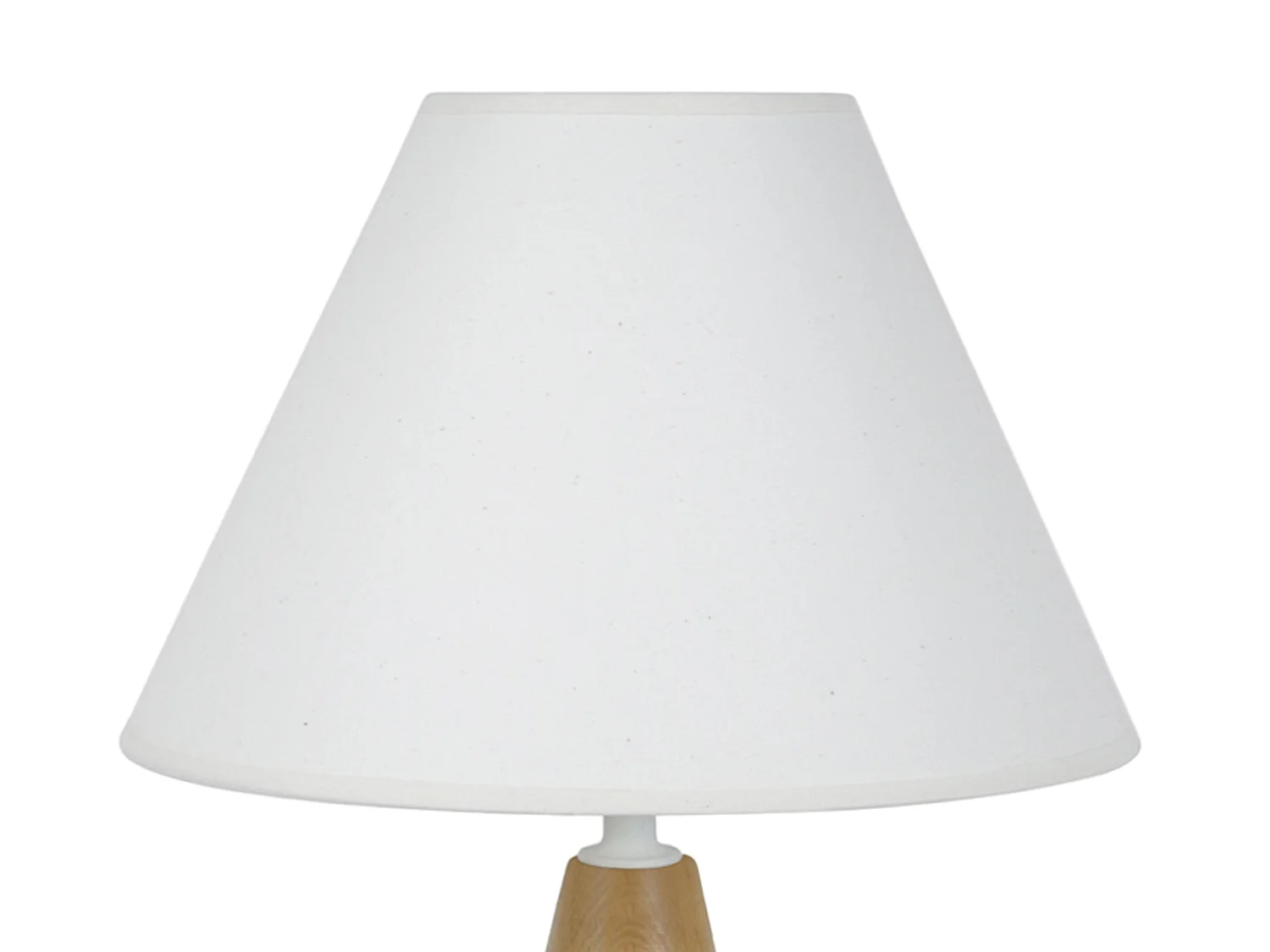 Abajur TOSEL LOT tecido coluna branco D30 x  H50  cm