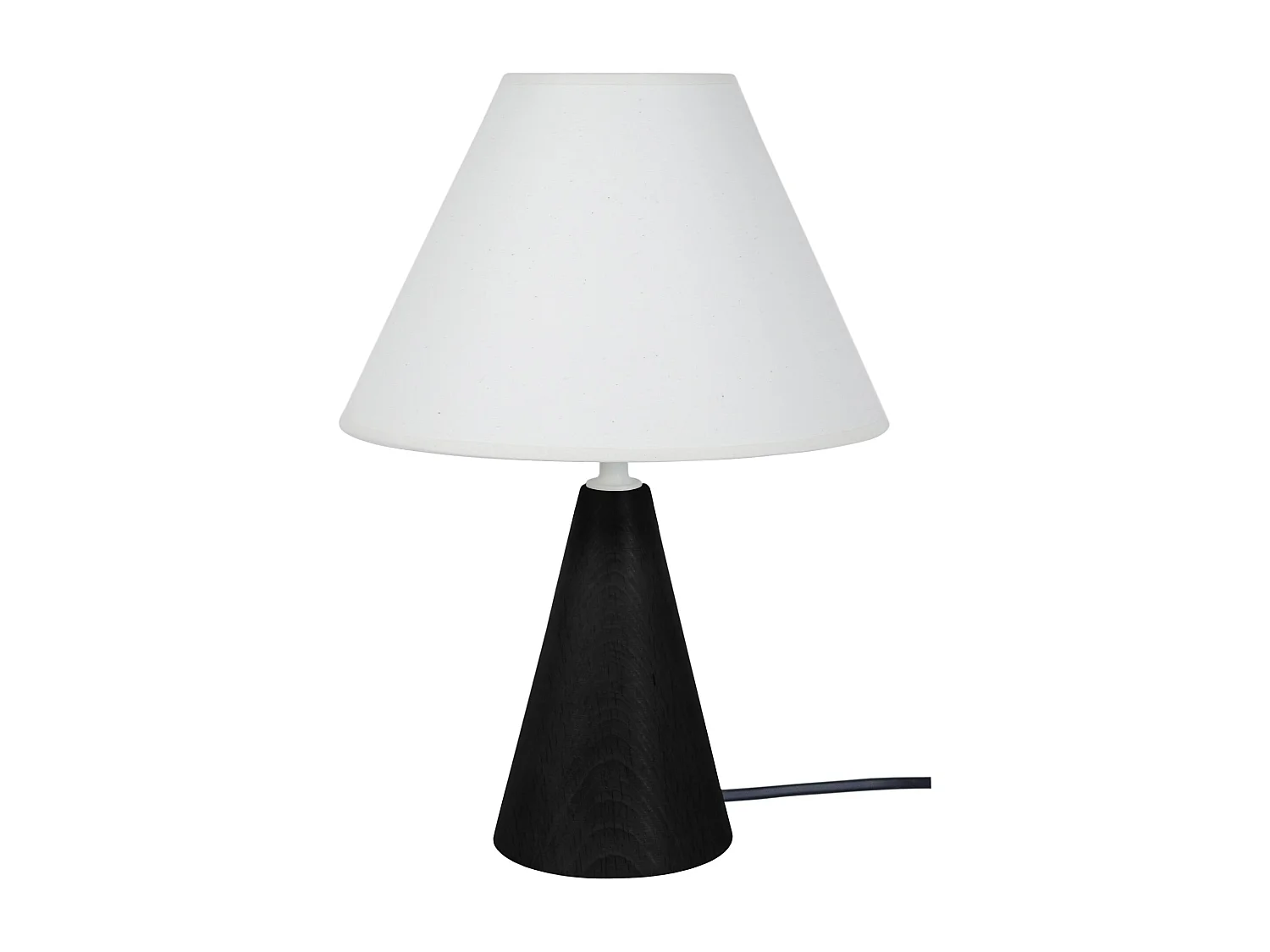 Abajur TOSEL LOT tecido coluna branco D25 x  H50  cm