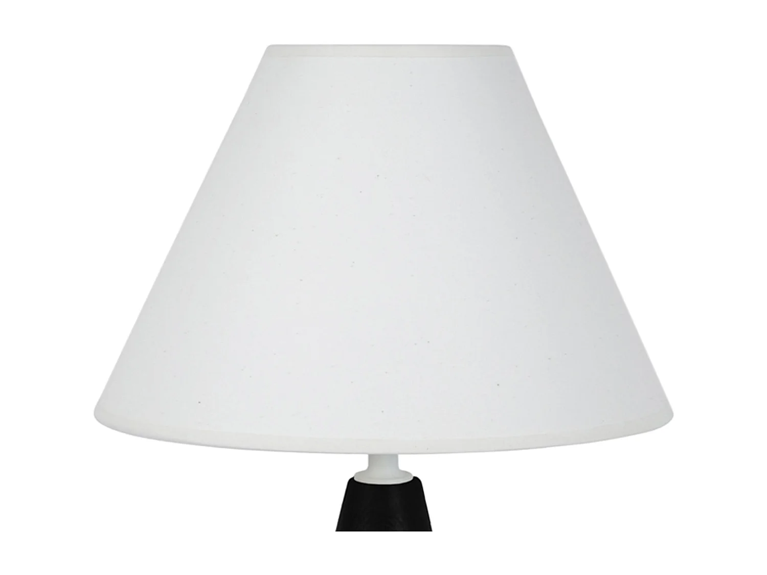 Abajur TOSEL LOT tecido coluna branco D25 x  H50  cm