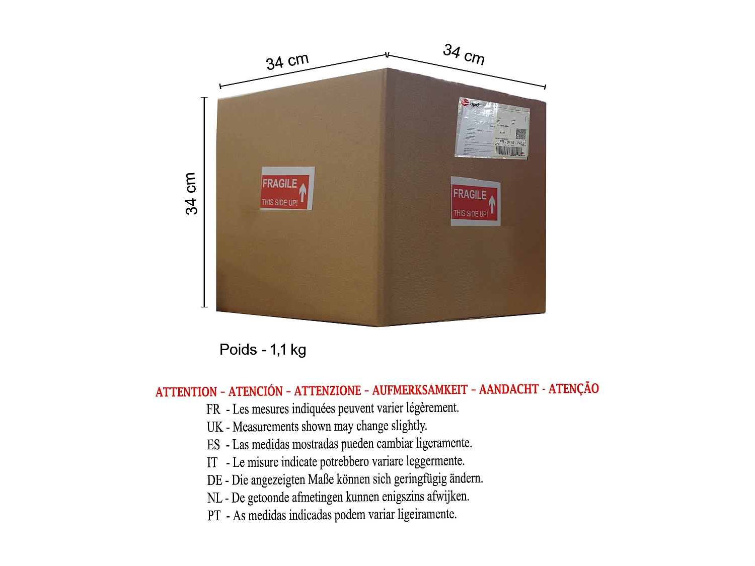 Lampe de Chevet TOSEL ,bois,Rouge ,H32xD22xP22cm