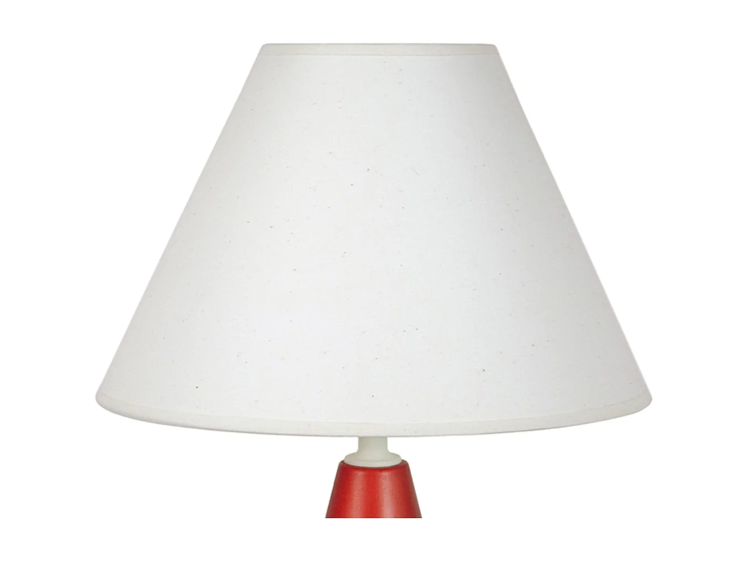 Lampe de Chevet TOSEL ,bois,Rouge ,H32xD22xP22cm