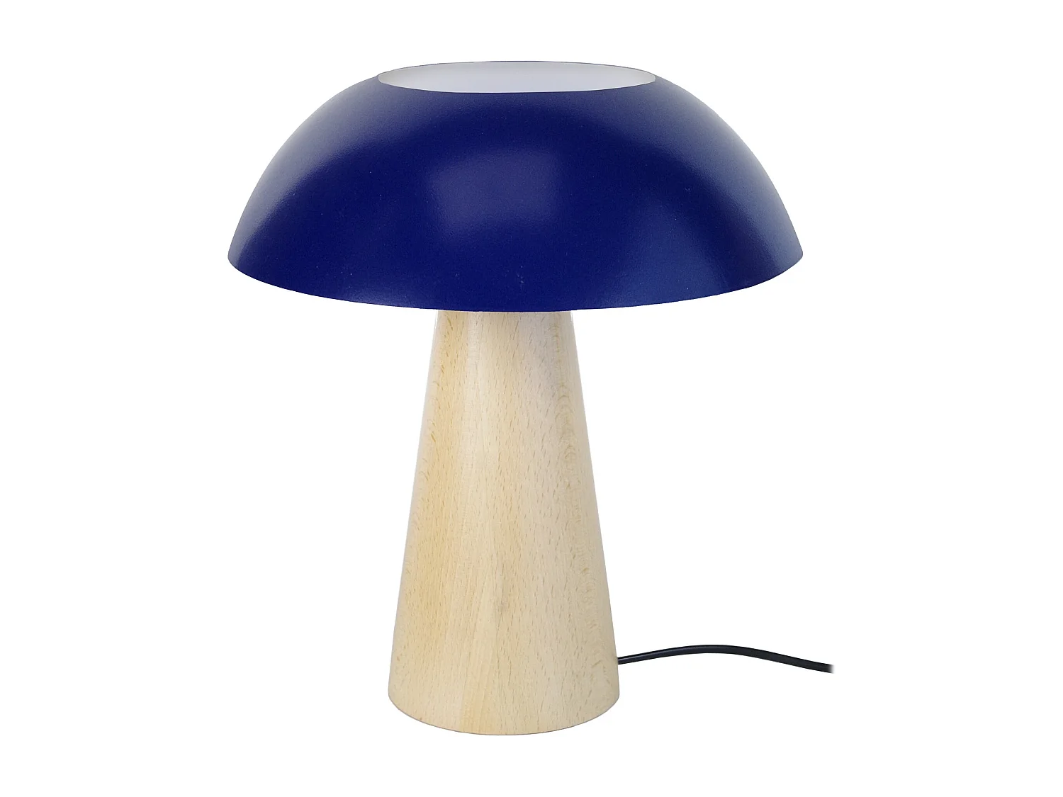 Candeeiro de mesa TOSEL LAM. BASEL metal oval preto D30 x  H39  cm