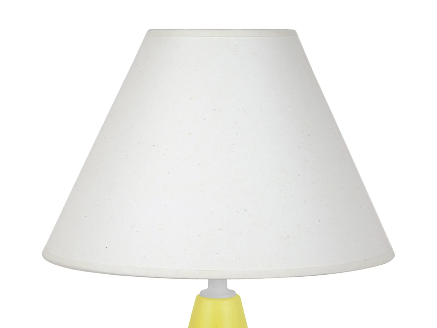 Abajur TOSEL LOT tecido coluna branco D25 x  H48  cm