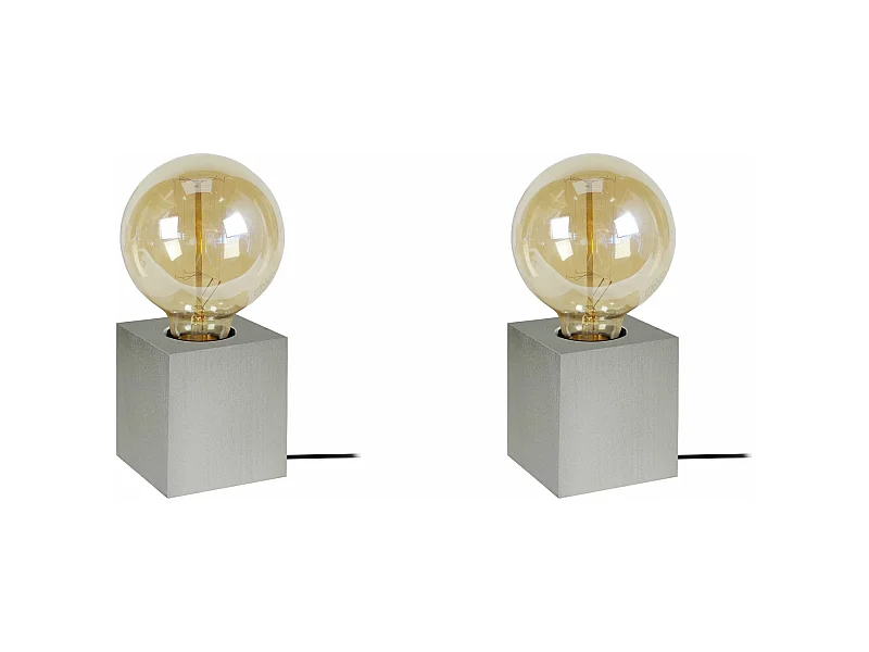 Abajur TOSEL CARAFE LT2 tecido garrafa preto D20 x  H34  cm