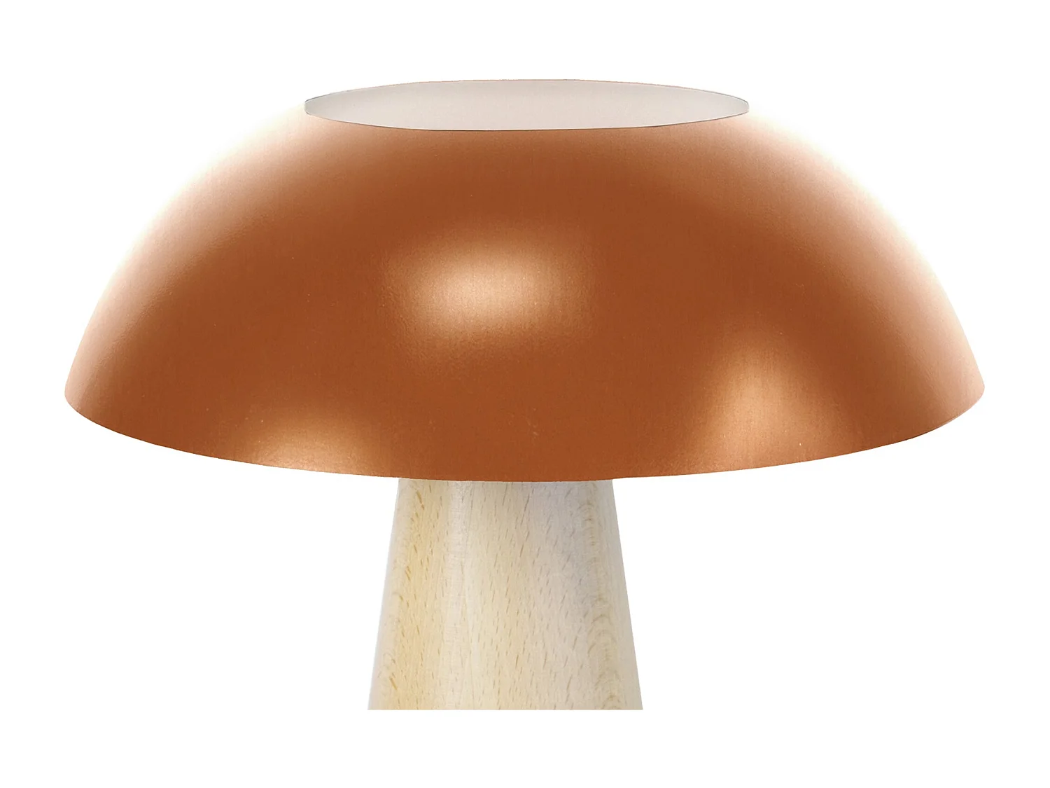 Candeeiro de mesa TOSEL LAM. BASEL metal oval Dourado D30 x  H39  cm