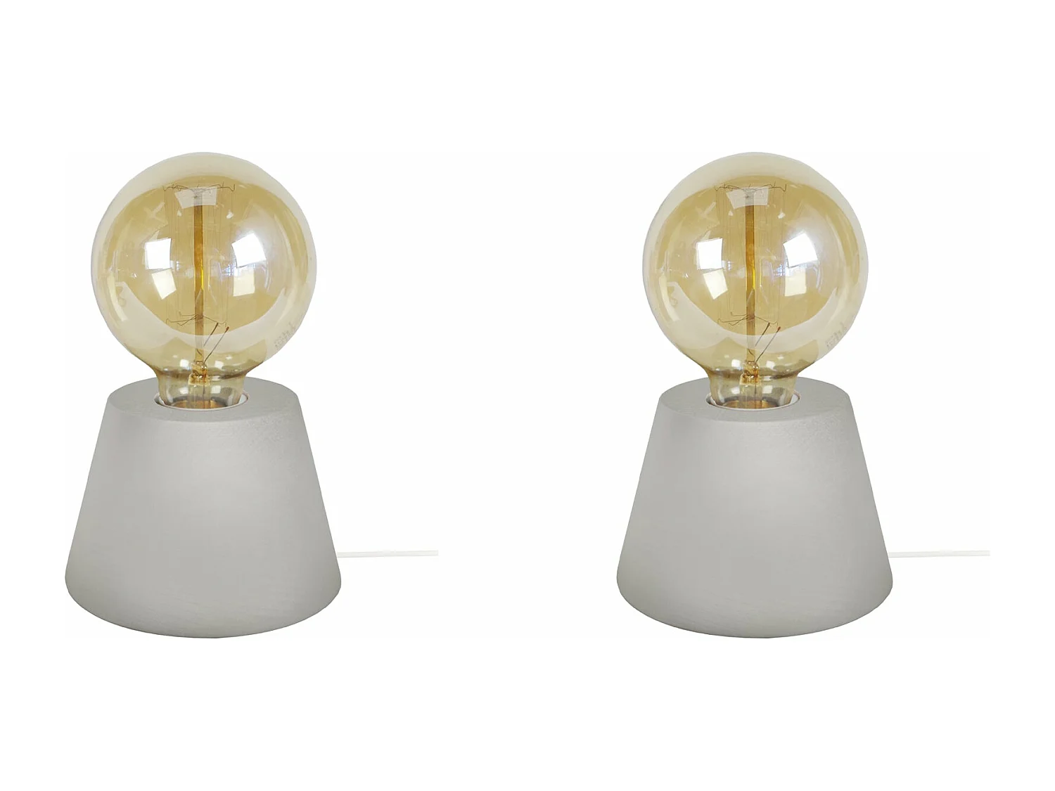 Abajur TOSEL BOIS CUBE LT2 lâmpada decorativa quadrado castanho D8 x  H21  cm