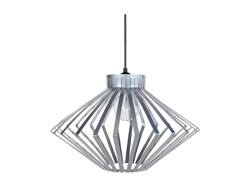 Suspensão TOSEL  LAM. BÂLE metal globo branco D30 x  H97  cm